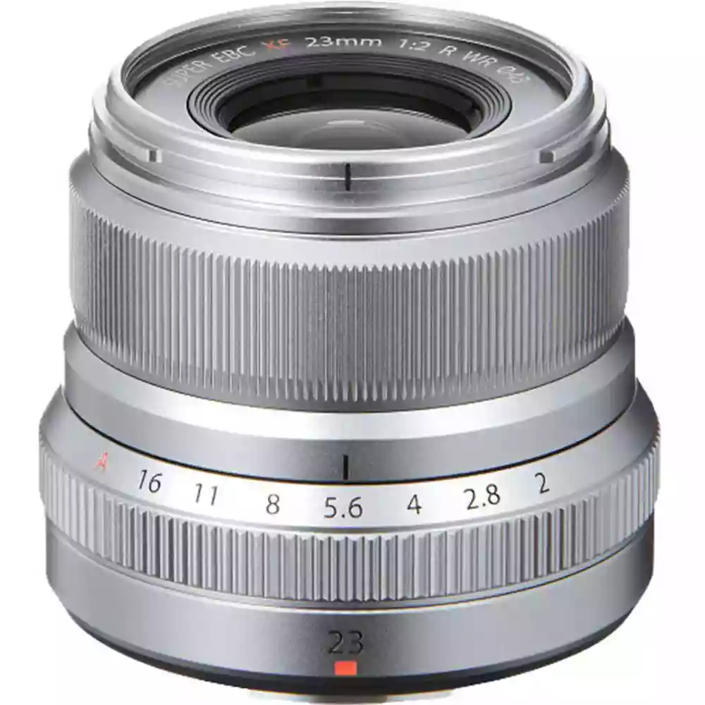 Fujifilm 23mm f2 R WR XF Wide Angle Prime Lens Silver