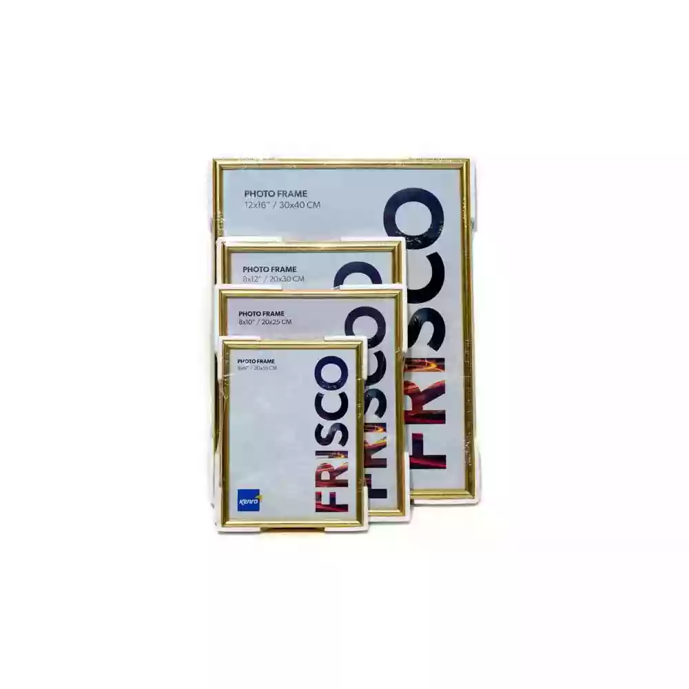 Kenro 10 x 8 (25 x 20cm) Frisco Photo Frame - Gold