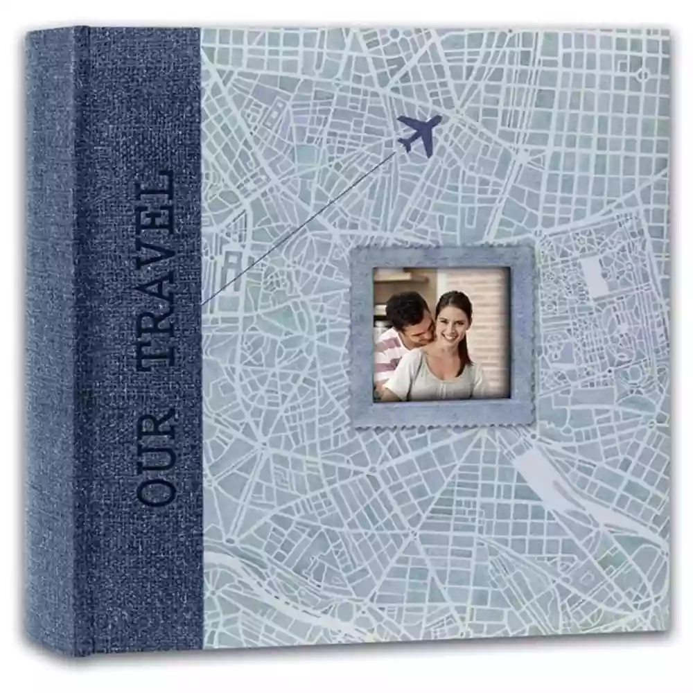 Swains Map Our Travel Blue 200 4x6 Album