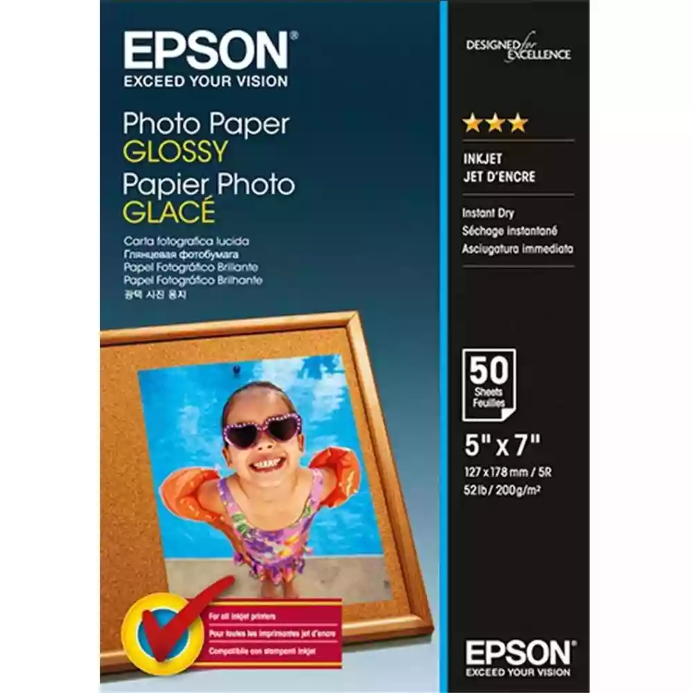 Epson Glossy Photo Paper 13 x 18cm