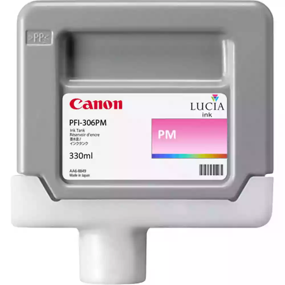 Canon PFI-306PM Photo Magenta Pigment Ink Tank Cartridge - 330ml