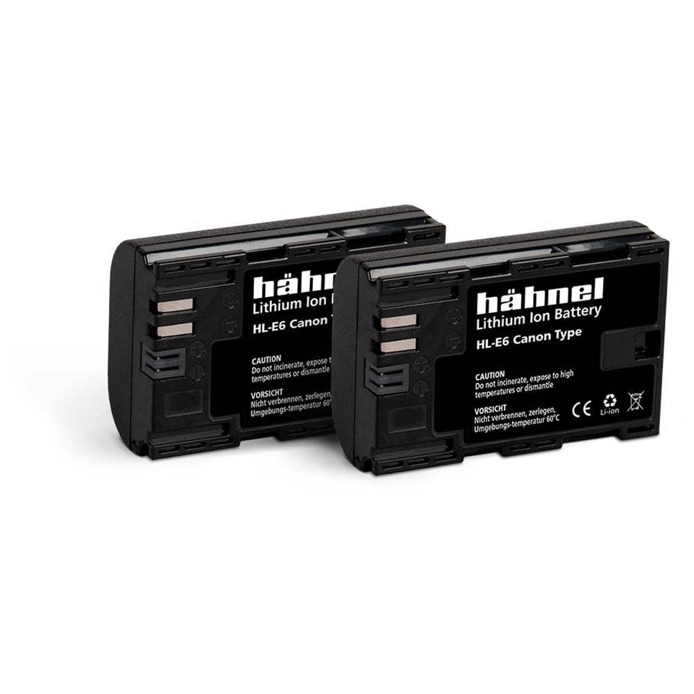 Hahnel HL-E6 Canon Replacement Battery Twin Pack