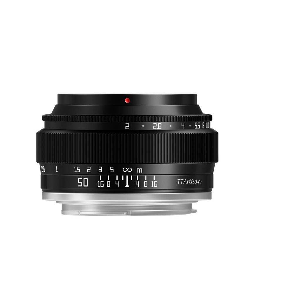TTArtisan 50mm f/2 Lens for Sony E Black
