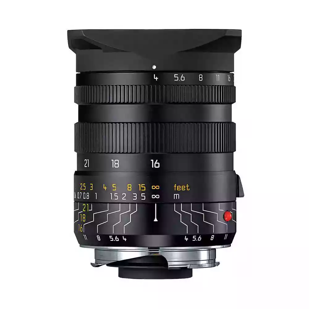 Leica Tri Elmar M 16-18-21mm f/4 ASPH Lens Black Anodised