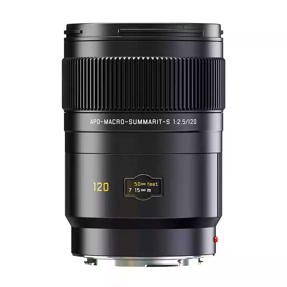Leica APO Macro Summarit S 120mm f/2.5 CS Lens Black Anodised