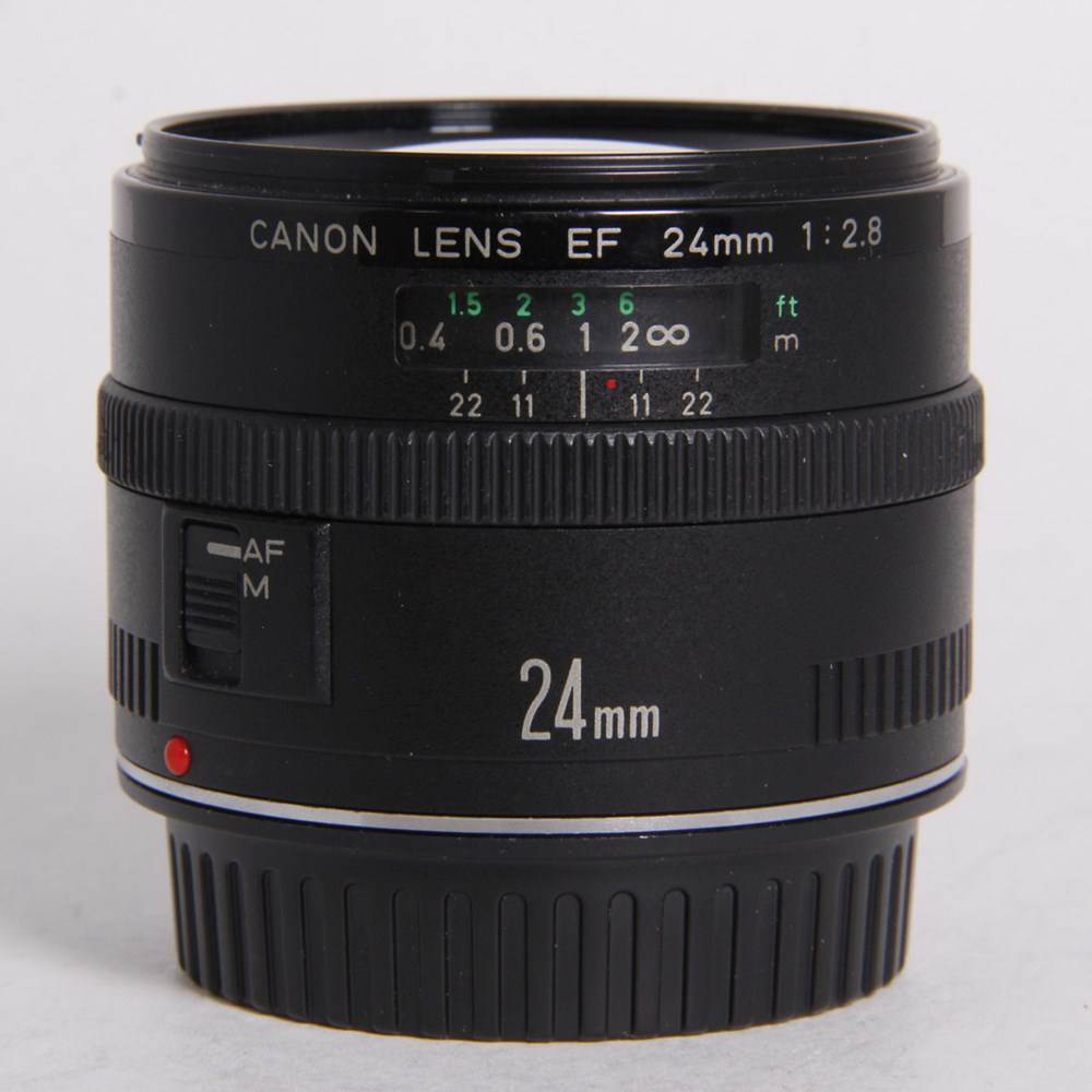 Used Canon EF 24mm f/2.8 IS USM Wide Angle Lens