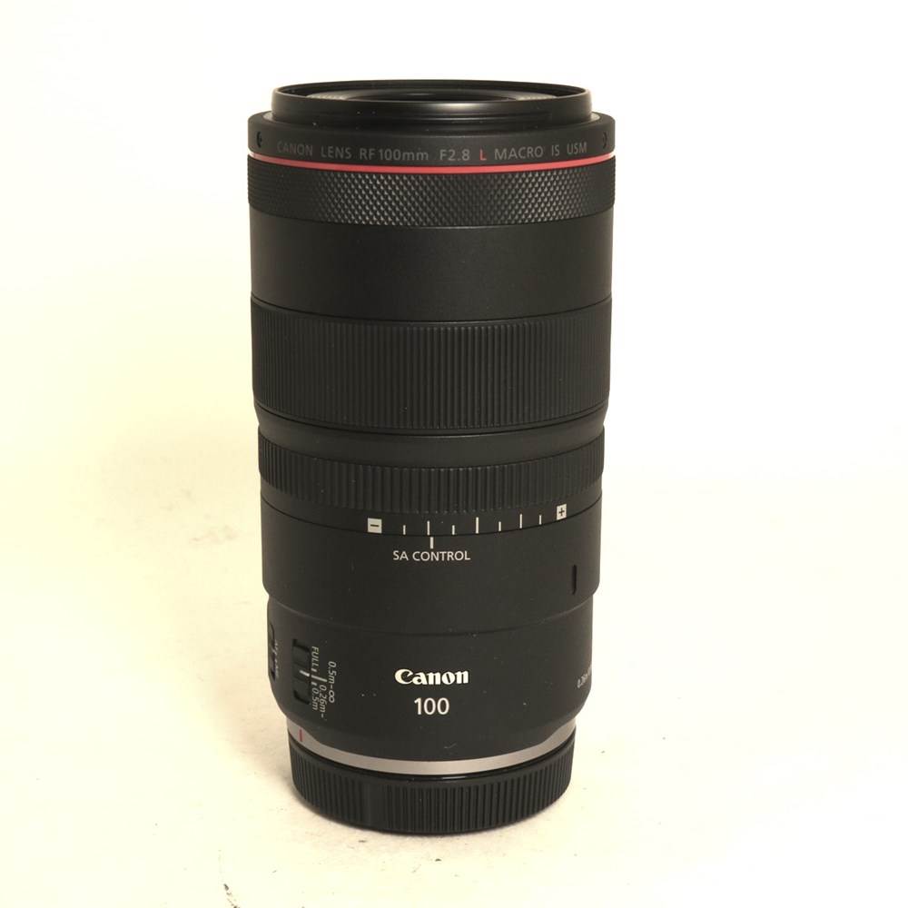 Used Canon RF 100mm f2.8 L Macro IS USM lens