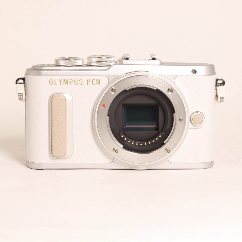 Used Olympus PEN E-PL8 Digital Mirrorless Camera Body - Silver