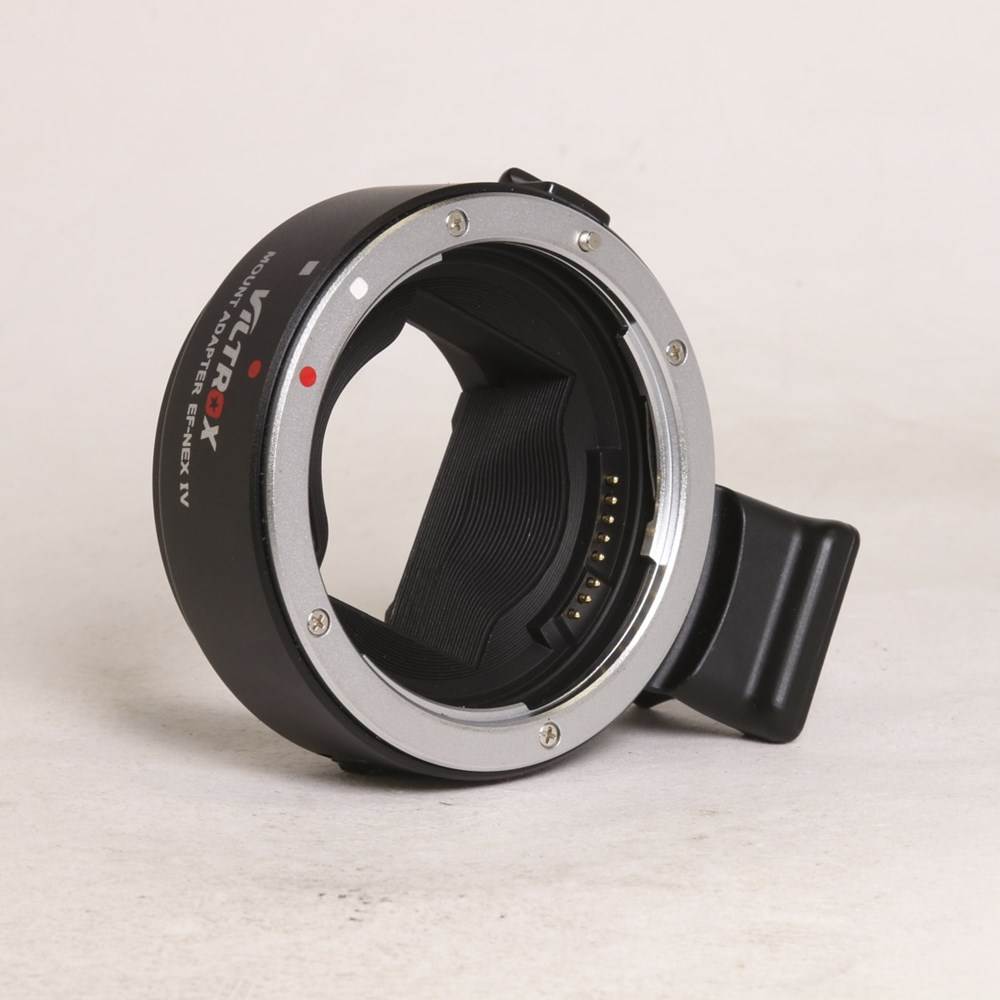 Used Viltrox EF-NEX IV Mount Adapter for Canon EF Lens to Sony E Cameras