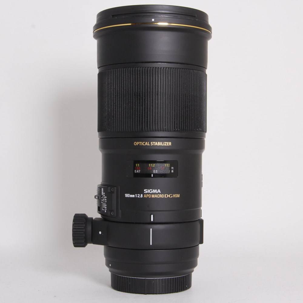Used Sigma 180mm f/2.8 APO EX DG HSM Macro Lens Canon EF