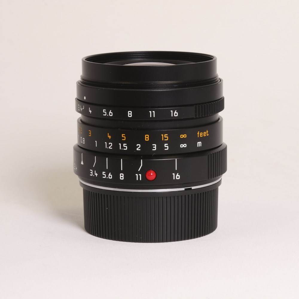 Used Leica Super Elmar M 21mm f/3.4 ASPH Lens Black Anodised