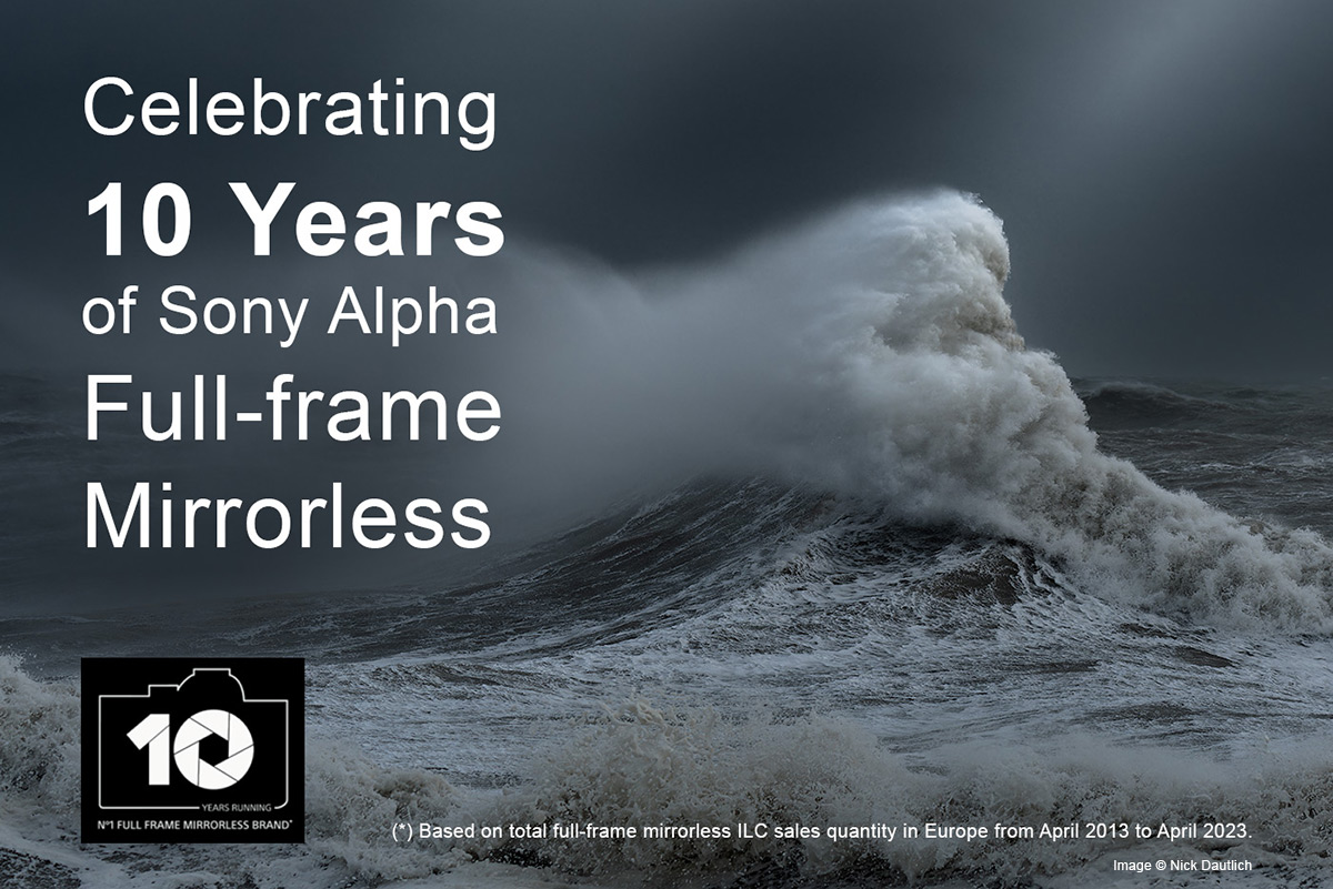 10 Years of Sony Alpha Full-frame Mirrorless Best selling brand!