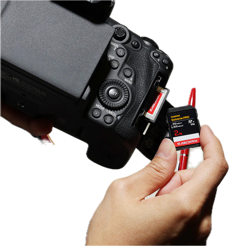 Using Sandisk Extreme card