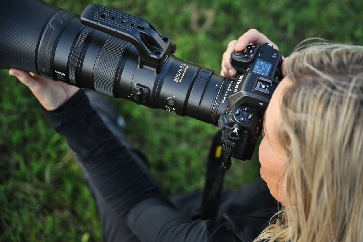 Using a Nikon TC with a super telephoto 800mm prime