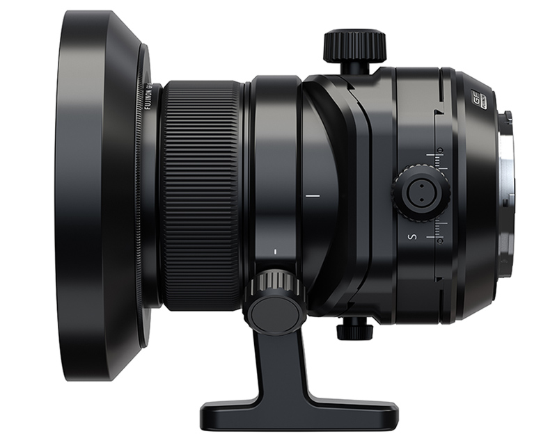 New 30mm T/S lens for GFX cameras with tripod stand and hood