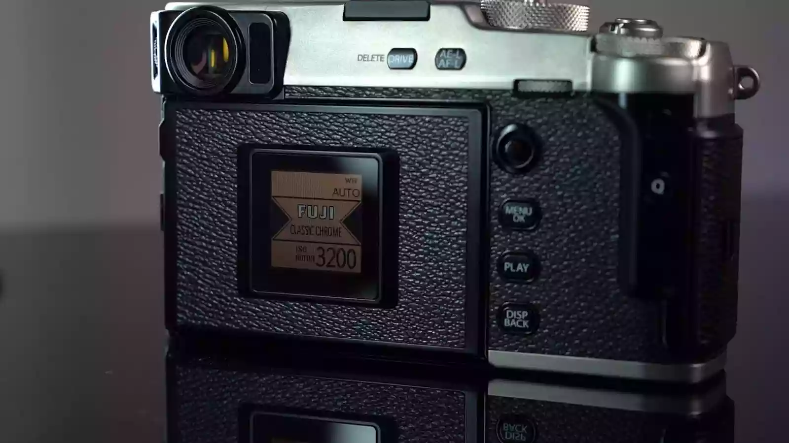 Rear Screen of the Fujifilm X-pro 3