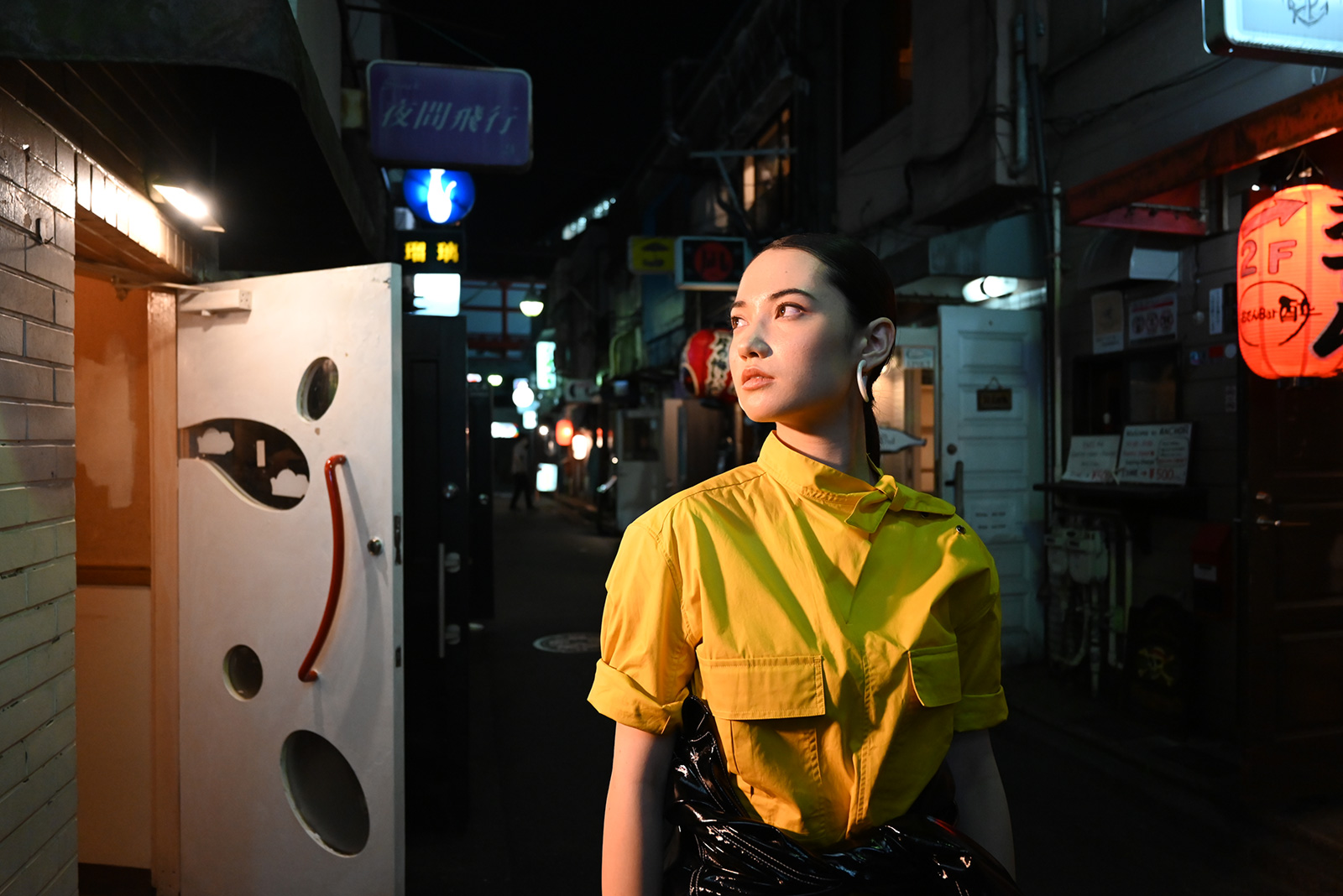 Sample portrait taken at night