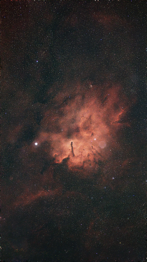 Wide image of NGC 6823