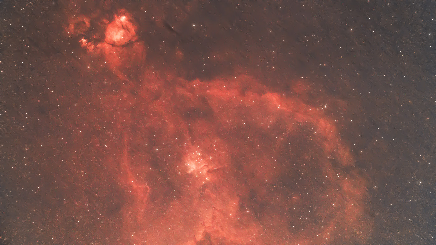 Heart (IC 1805) and Fishhead (IC 1795) Nebula