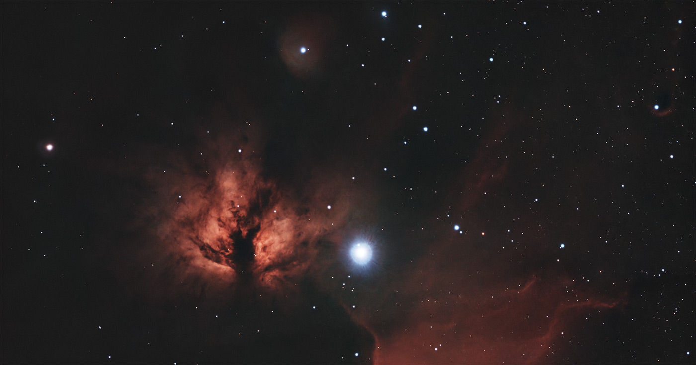 Flame nebula