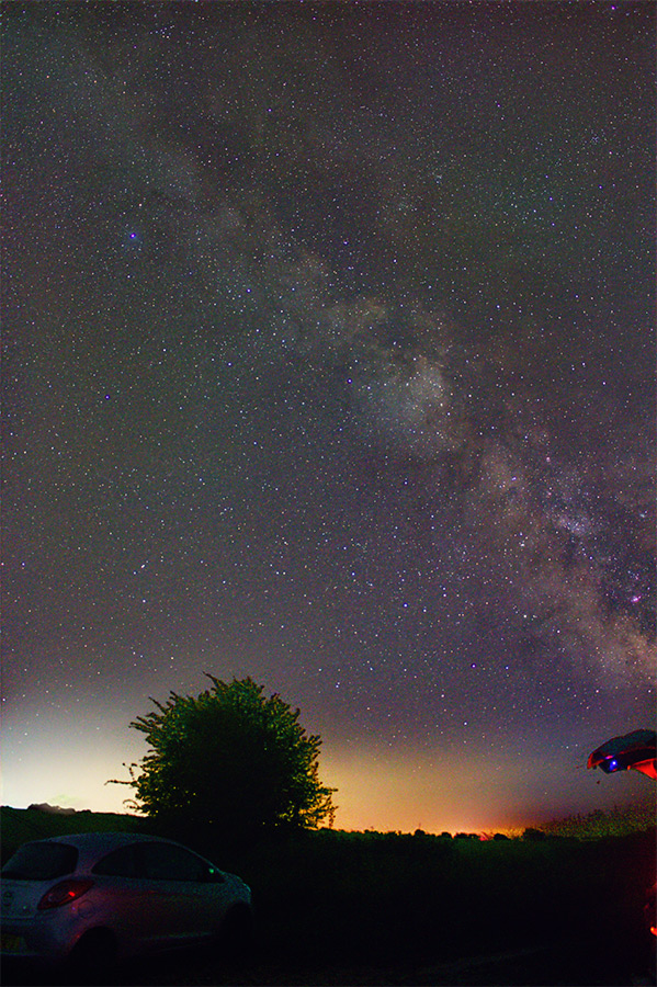 Milkyway with foreground