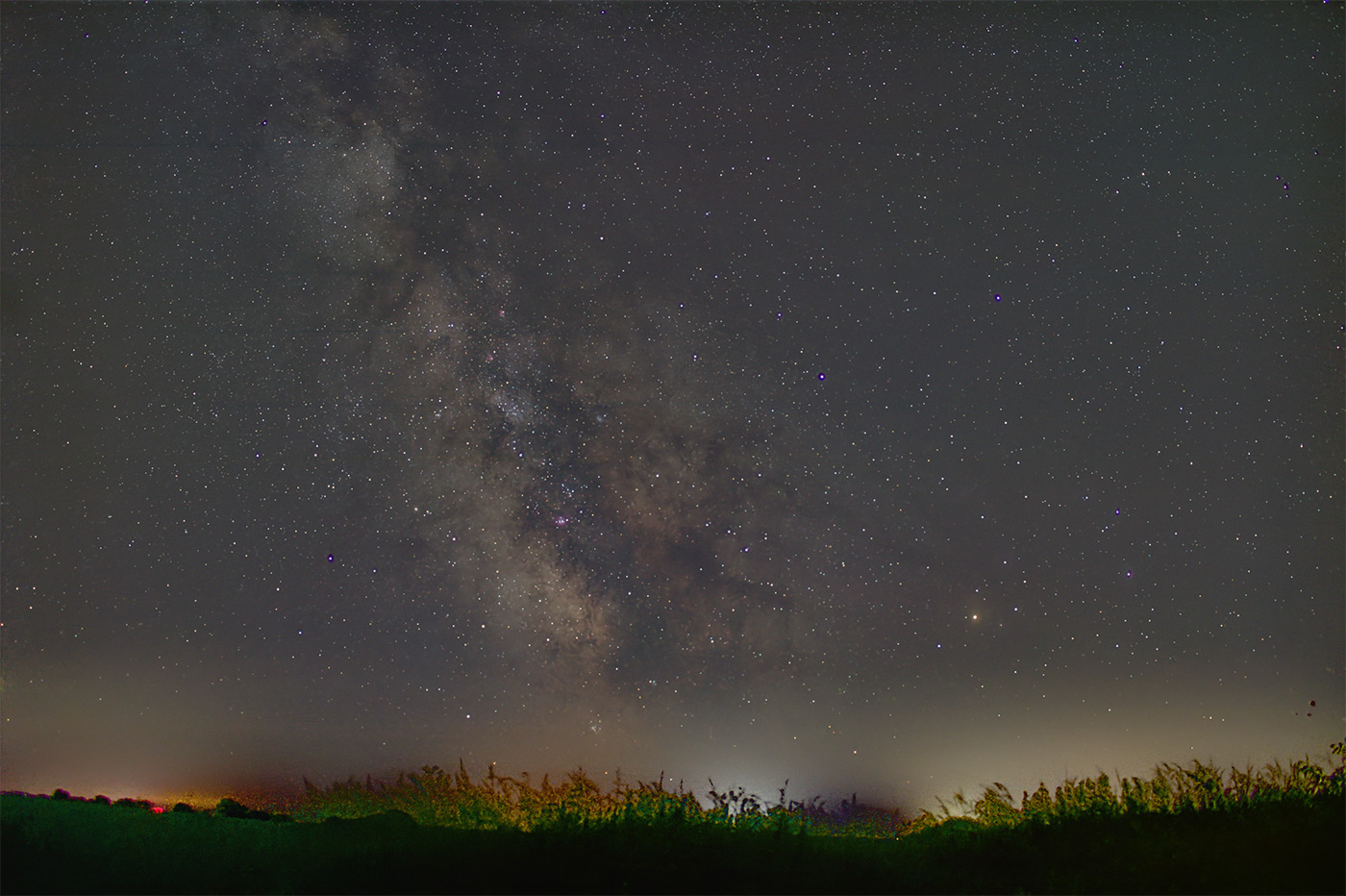 Milkyway Core with foreground