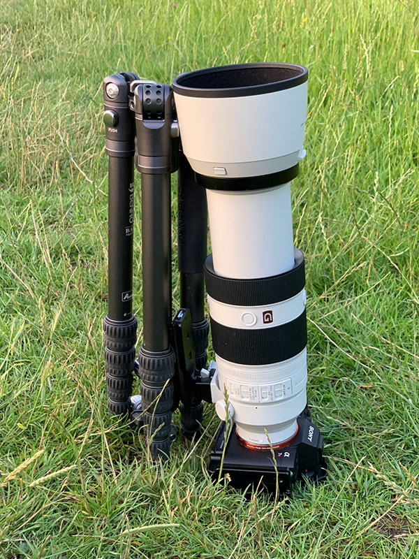 The Bat legs are as short as a lens extended!