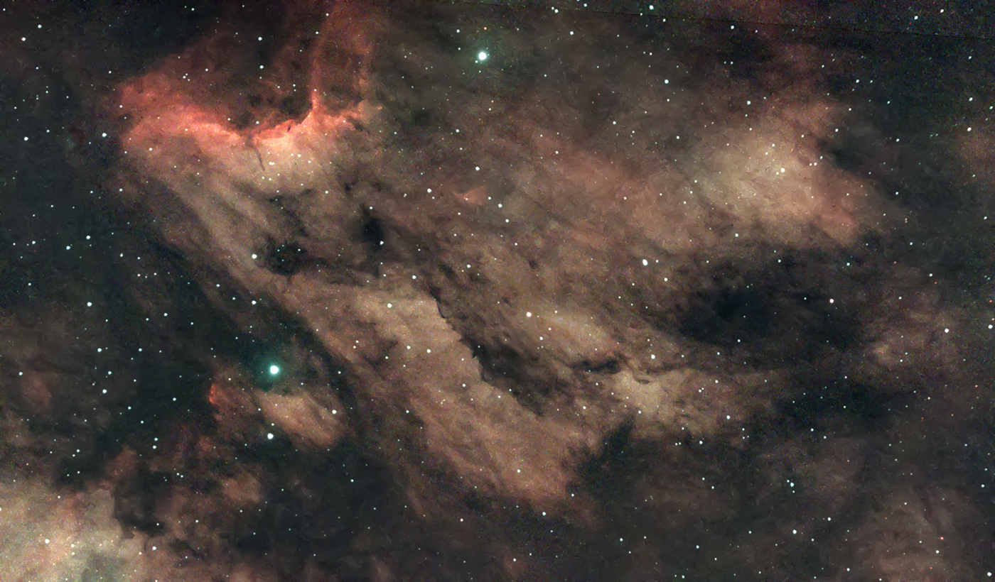 Pelican Nebula captured by Jonathan Penburthy