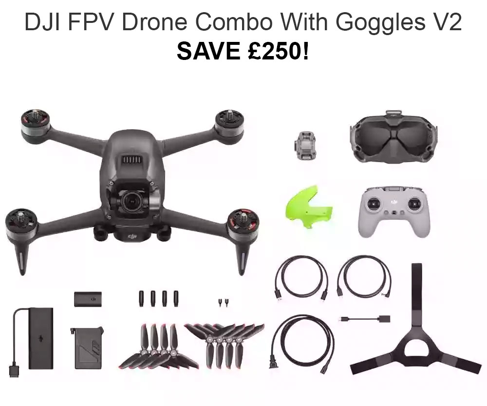 Save £250 on the DJI FPV With Goggles