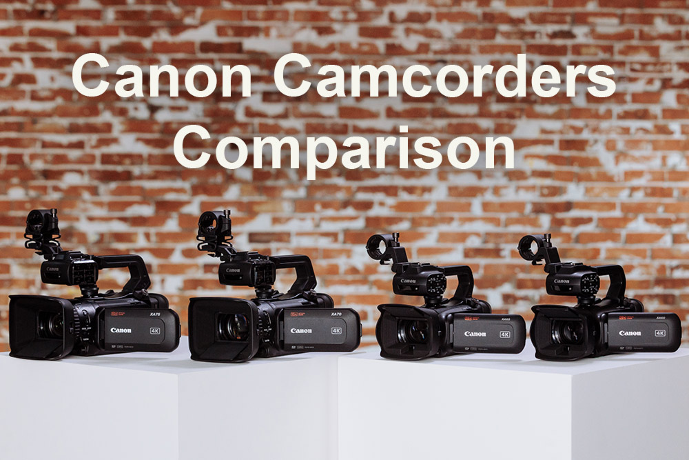 New Canon Camcorder comparison