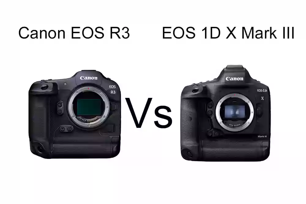 Canon EOS R3 vs EOS 1D X Mark III Specs and more