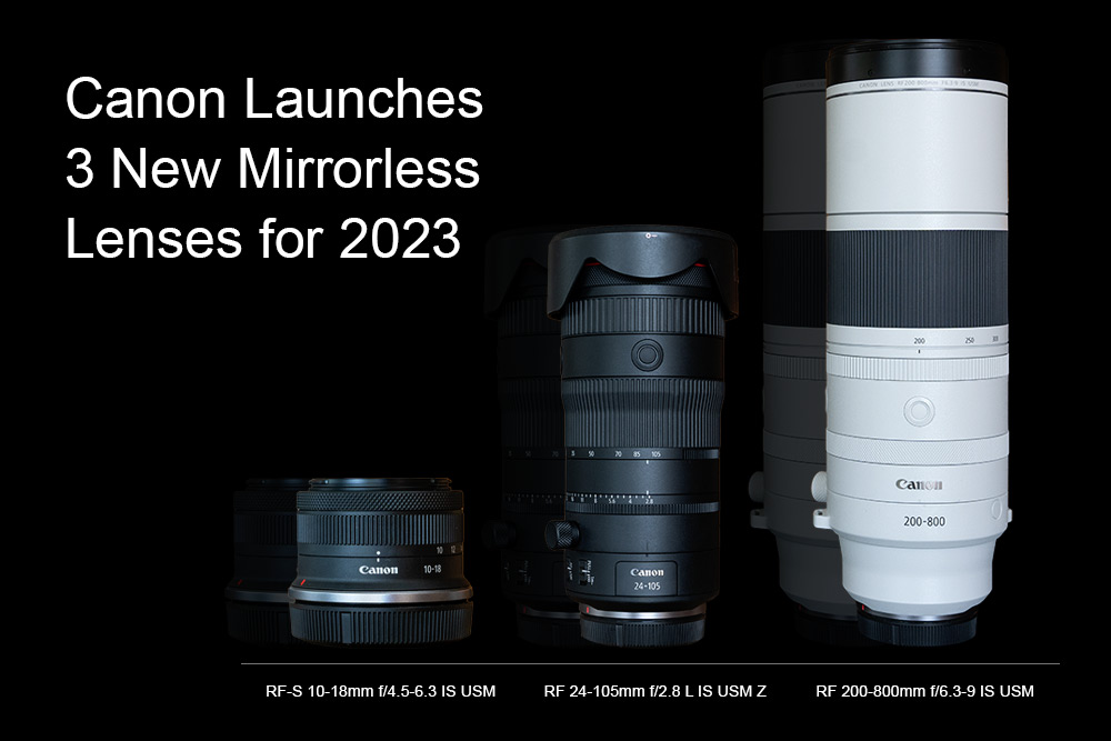 3 New Canon Mirrorless Lenses Launched 2023