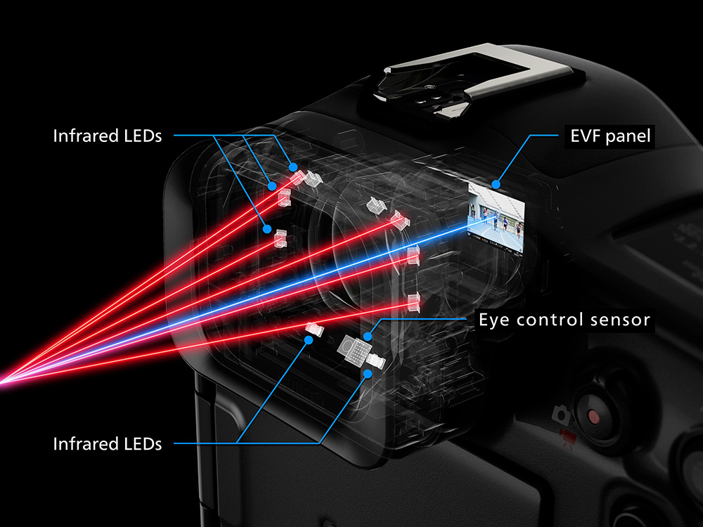 Eye control sensor diagram