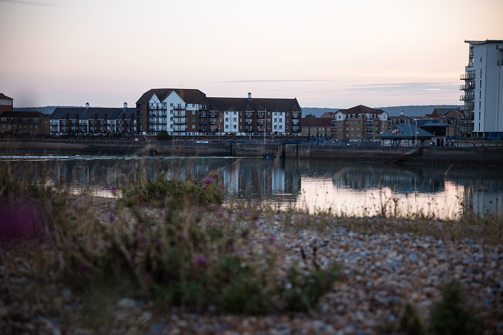 Sample image of houses @70mm with Canon R5. Camera settings: 1/640 sec. f/2.8. ISO 1000