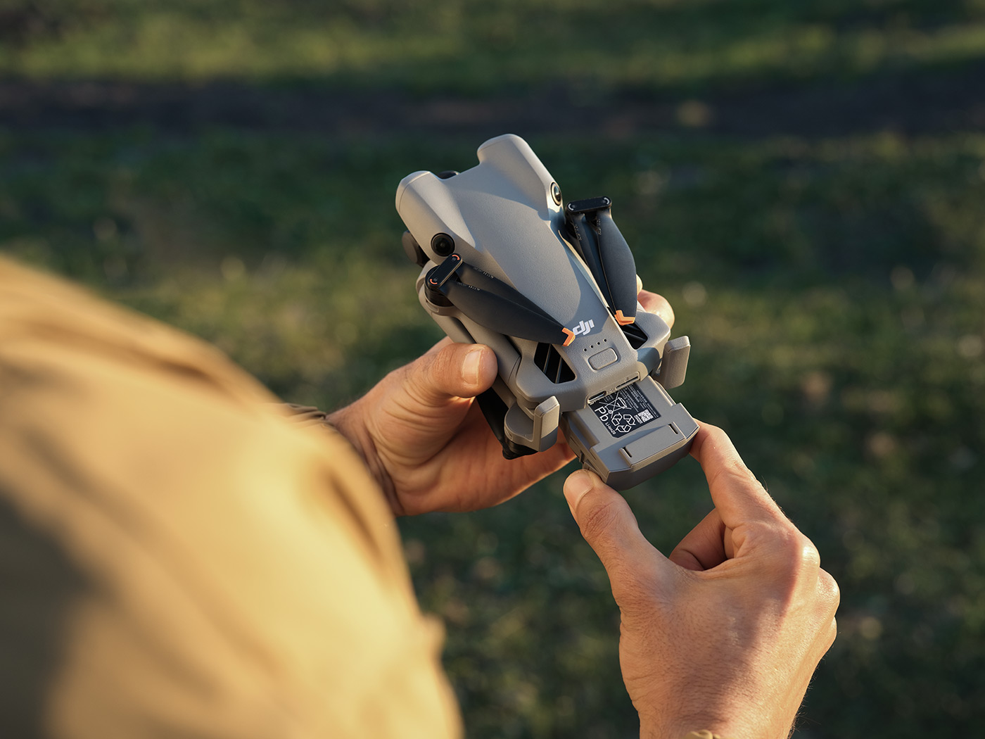The Mini 5 Pro drone really is very compact