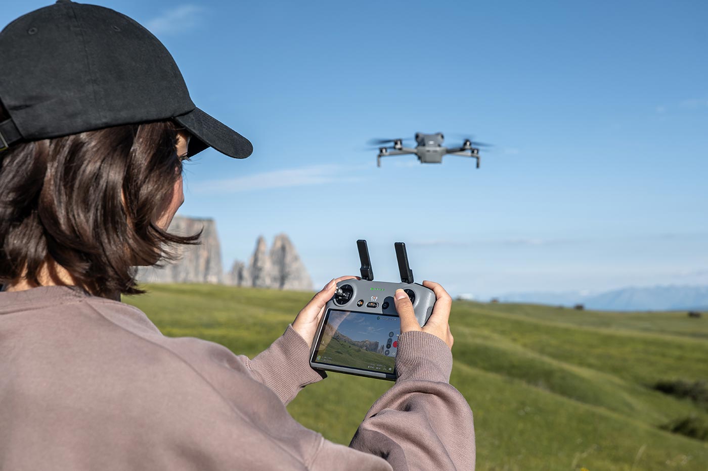 Flying with the optional Combo controller