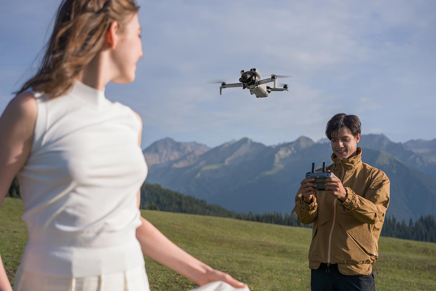 Piloting in the mountains