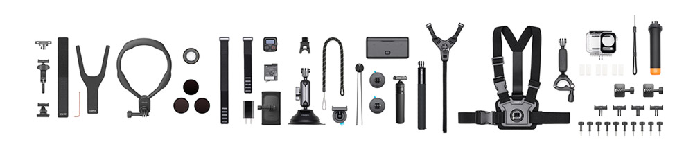 Huge line-up of Osmo Action accessories