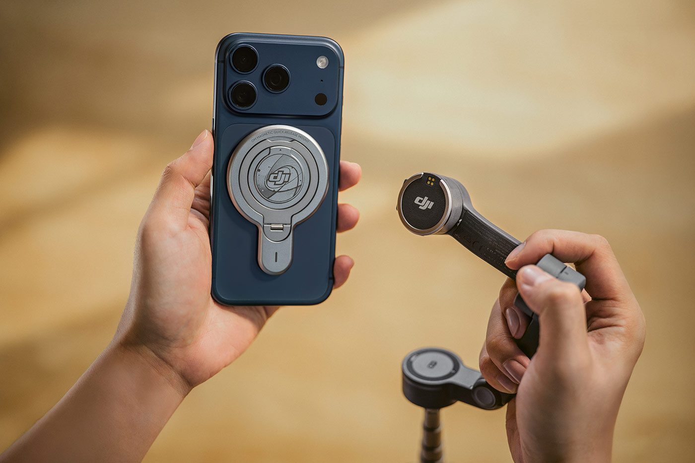 Magnetic quick release on the new OM 8P