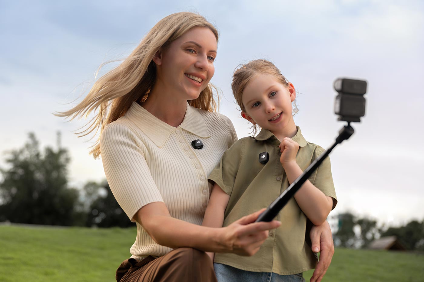 Family cam recording everyday moments