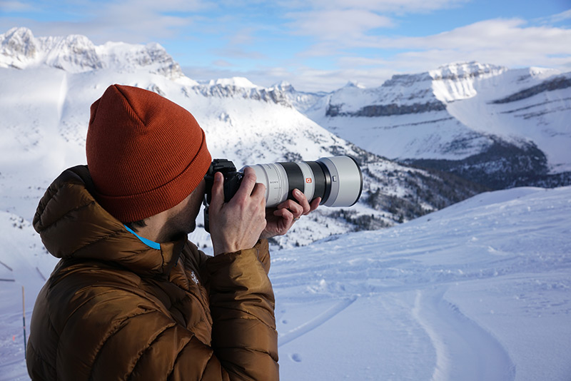 Outdoor photography in the mountains