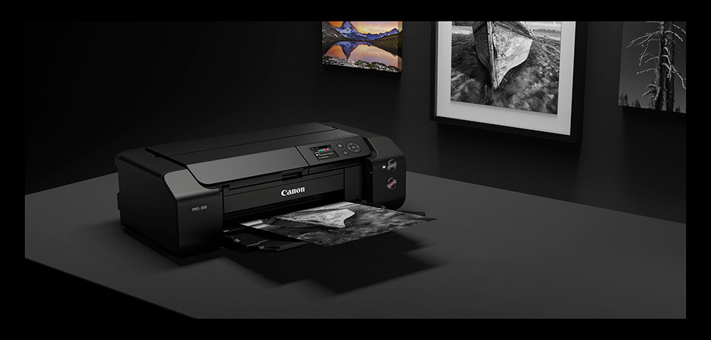 Canon printer in home office