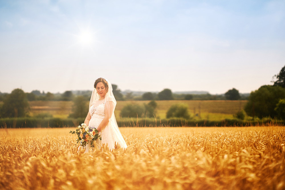 Photo 4 - bride outdoors in naturally lit environment