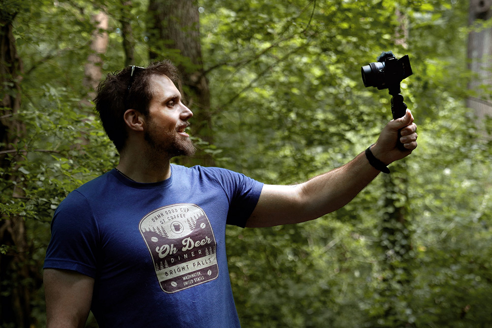 Gareth Evans vlogging with the ZV-E10 II