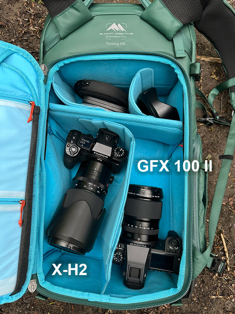 XH2 in the bag with the GFX 100 II