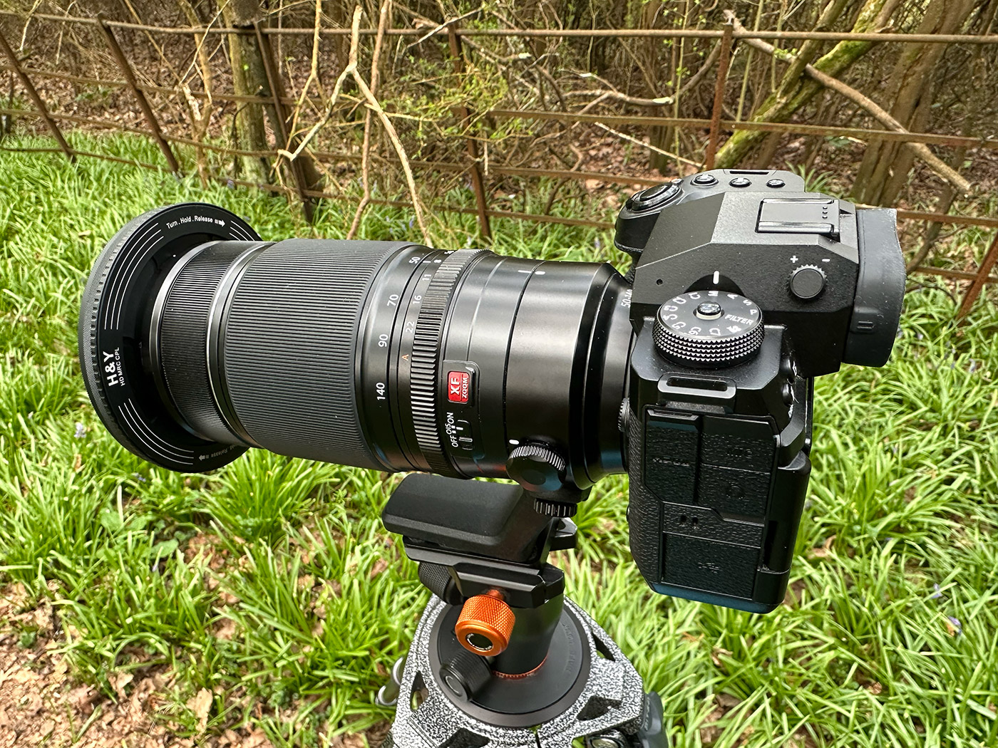 Fuji XH2 camera with the XF 50-140mm f/2.8 R LM OIS WR lens