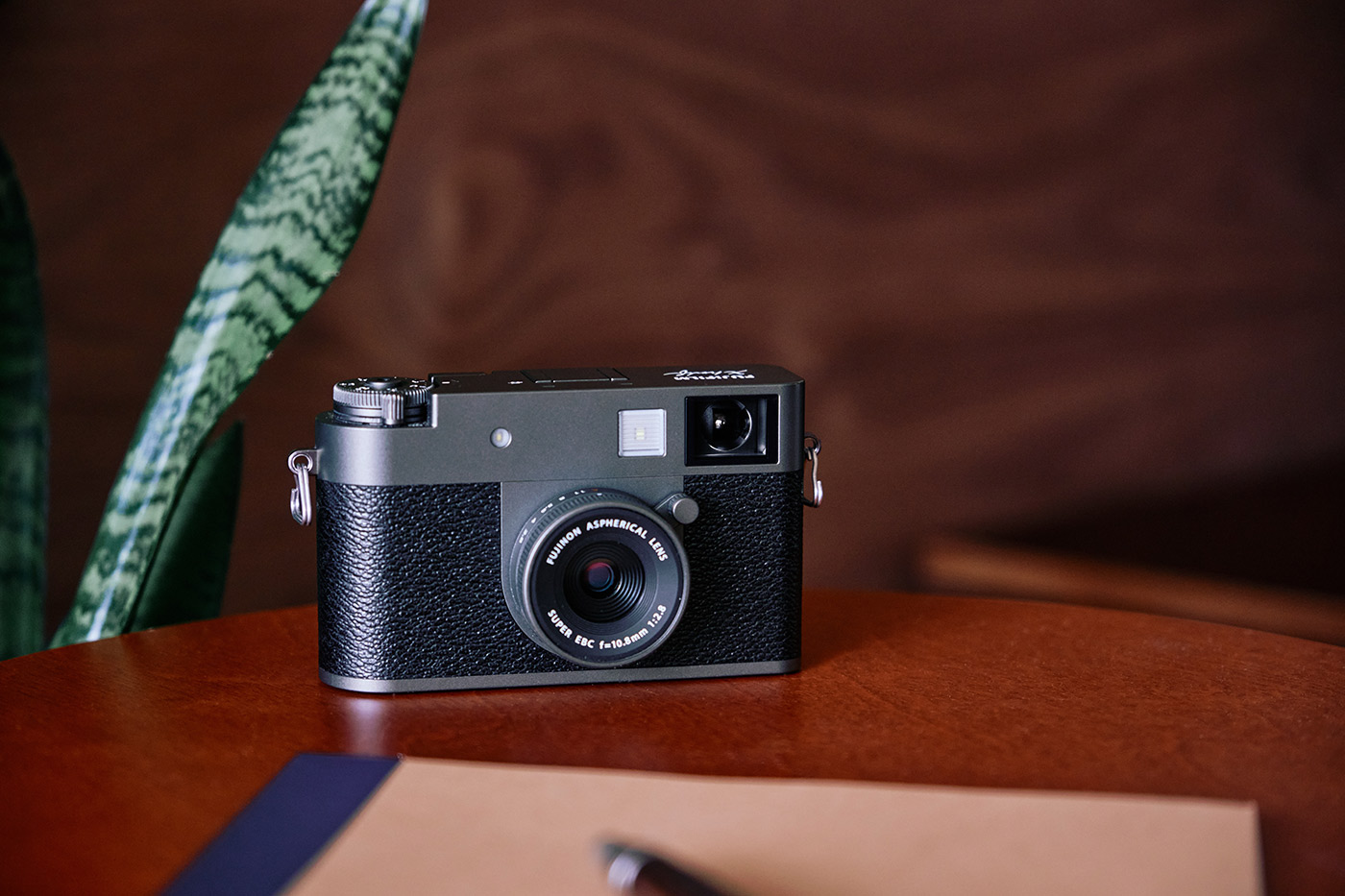 Lifestyle shot of the Fujifilm X half camera