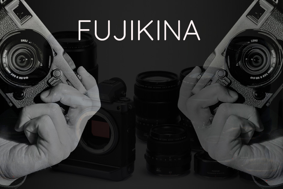 Graphic showing GFX system and handholding an X Series camera