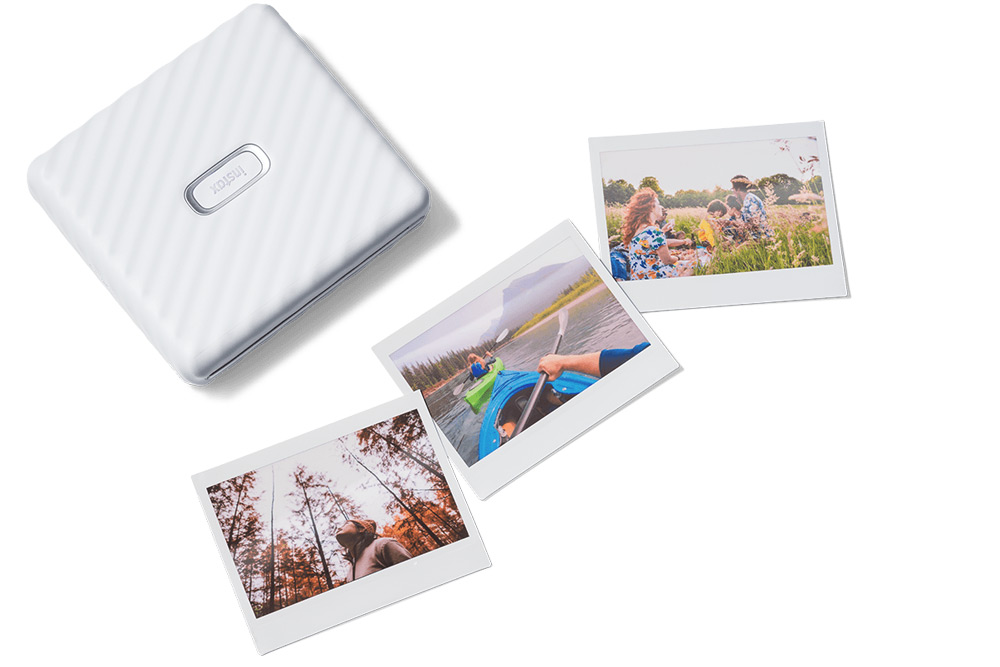 Fujifilm Instax Link Wide Photo Printer Ash White