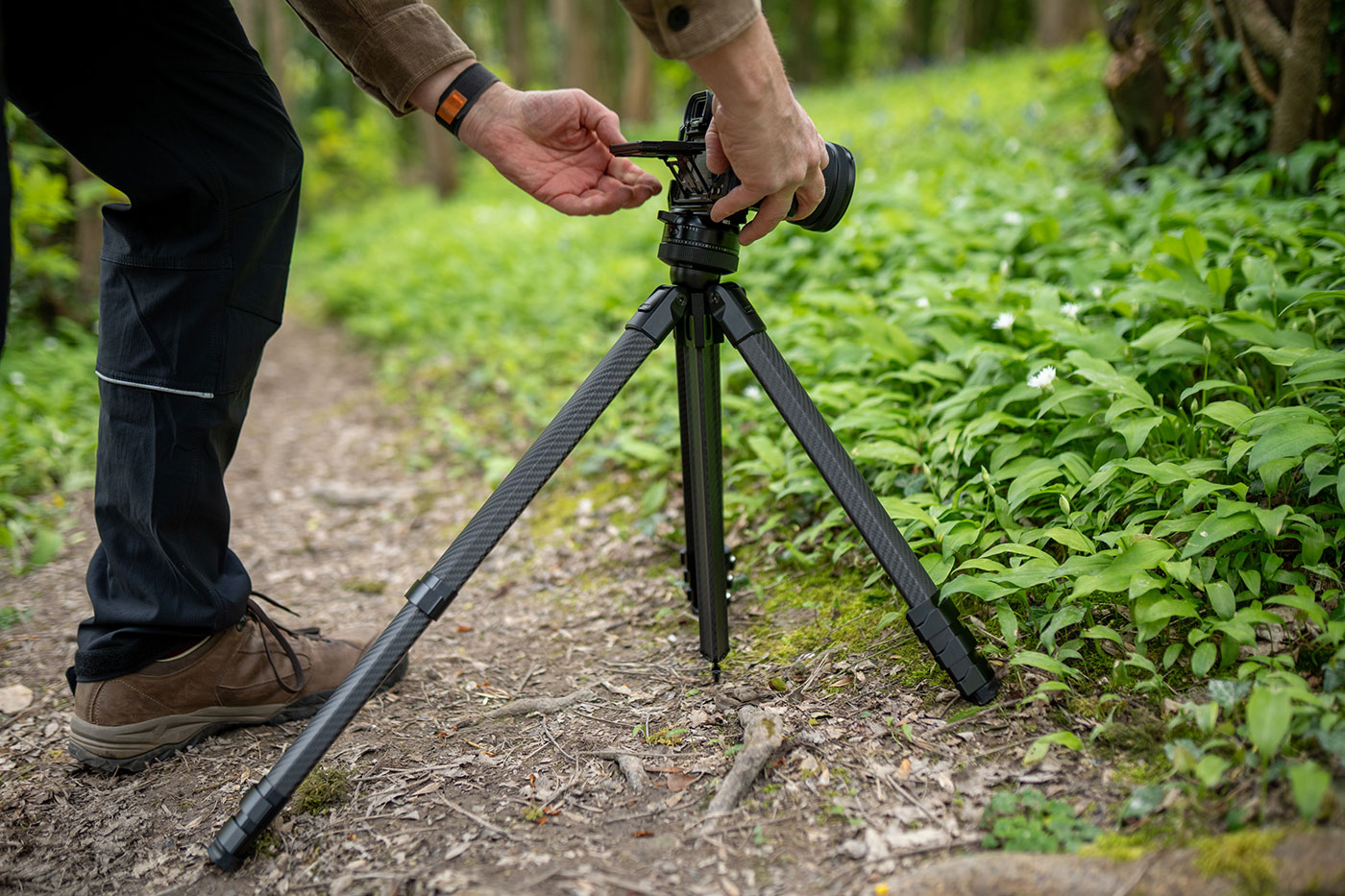 Shooting as low as possible without removing the centre column